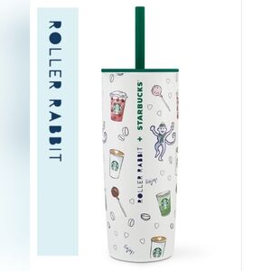Starbucks x Roller Rabbit Colorful Graphic Tumbler MIIR